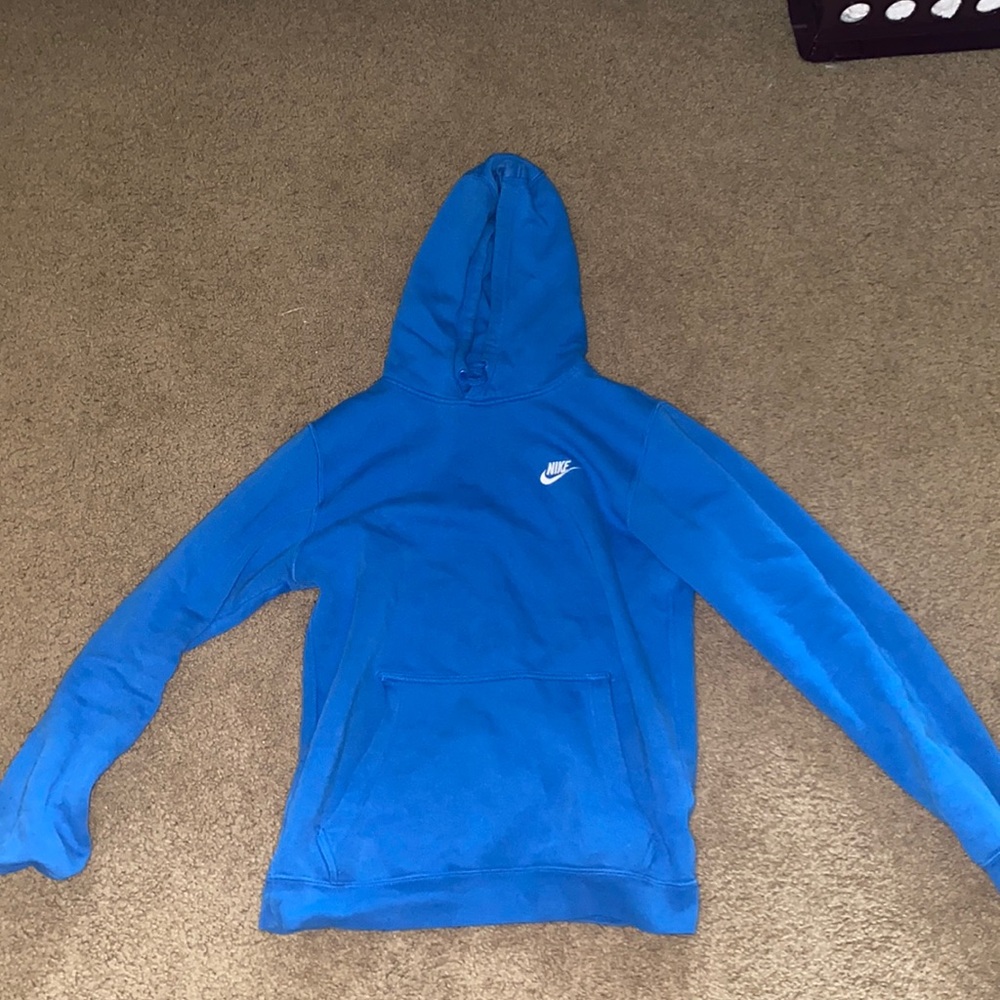 Blue Nike hoodie